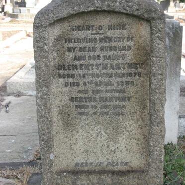 MANTHEY Clements 1878-1930 &amp; Bertha 1884-1945