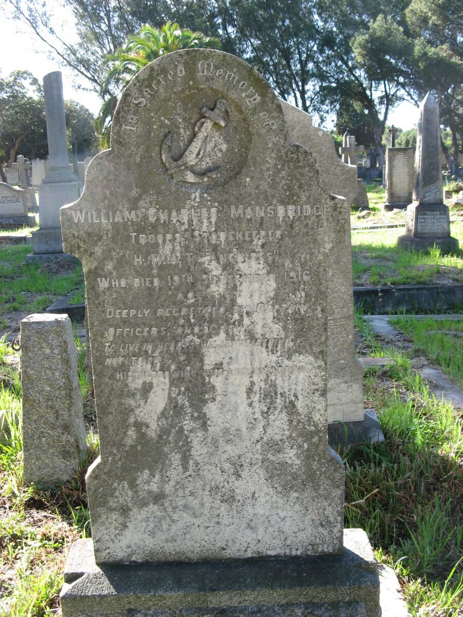 MANSBRIDGE William Charles -1916