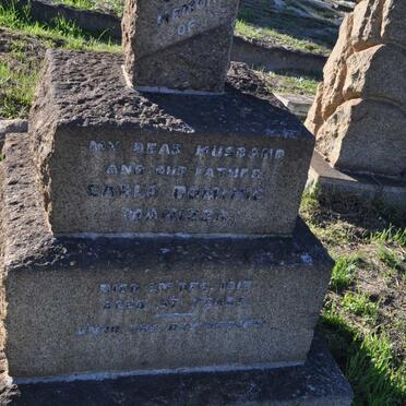 MANIZZA Carlo Dominic -1917