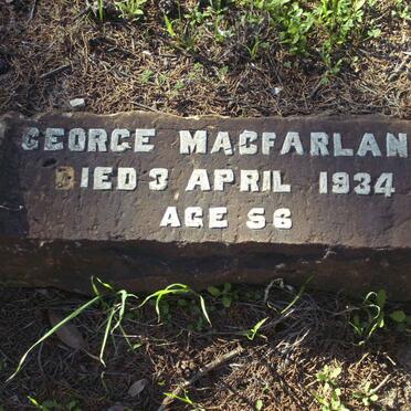 MACFARLANE George  -1934 