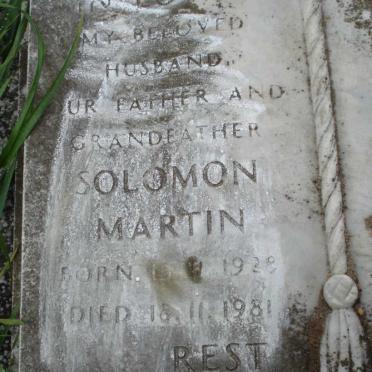 MARTIN Solomon 1928-1981