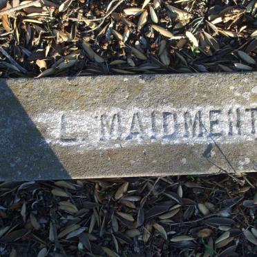 MAIDMENT L.