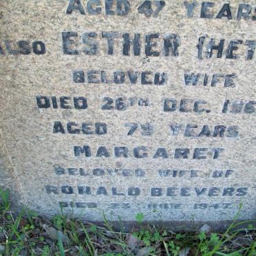MARTIN Samuel John -1934 &amp; Esther -1965 :: BEEVERS Margaret -1947