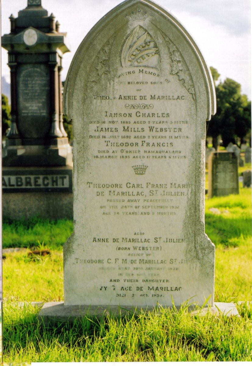 de MARILLAC St Julien :: WEBSTER_1