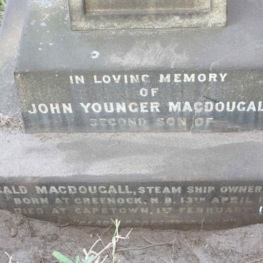 MACDOUGALL John Younger 1876-1897