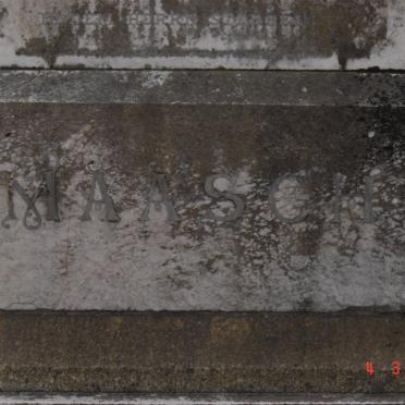 MAASCH Maria Christina Johanna nee RONS 1868-1910