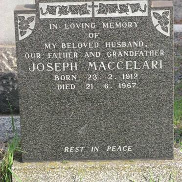 MACCELARI Joseph 1912-1967