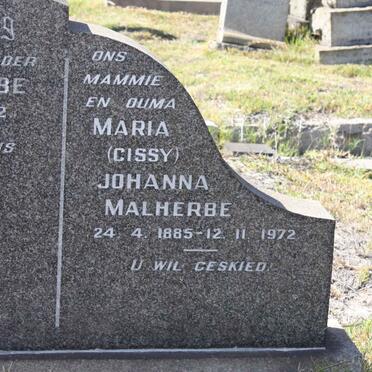MALHERBE Maria Johanna 1885-1972