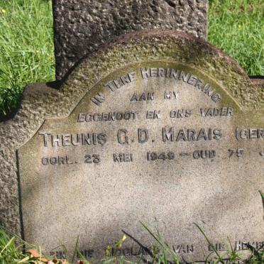 MARAIS Theunis G.D. -1949