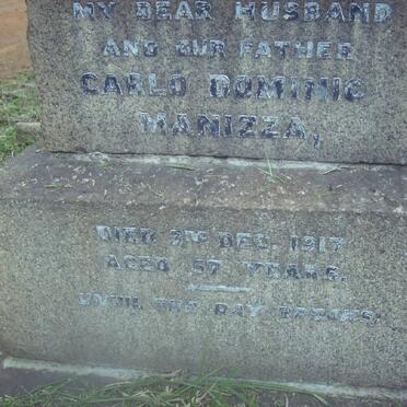 MANIZZA Carlo Dominic -1917