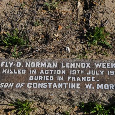 MORRIS Norman Lennox Weekes -1944