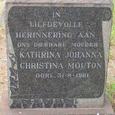 MOUTON Kathrina Johanna Christina -1961