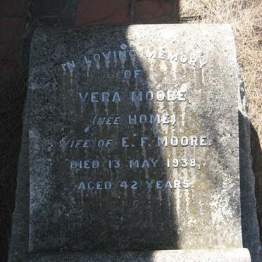 MOORE Vera nee HOME -1938