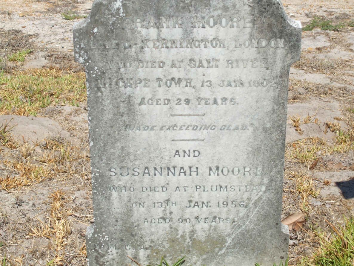 MOORE Frank -1902 :: MOORE Susannah -1956