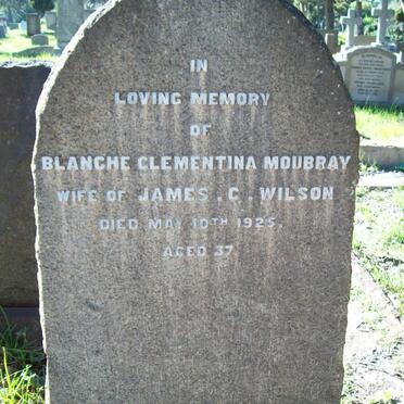 MOUBRAY Blanche Clementina -1925