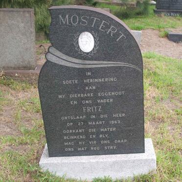 MOSTERT Fritz -1963