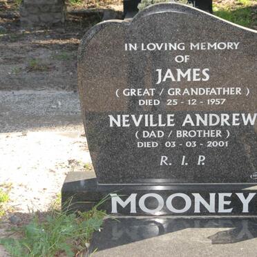 MOONEY James -1957 :: MOONEY Neville Andrew -2001