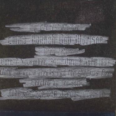 MORISON Emma Hannah nee BELL 1840-1893