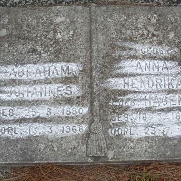 MOUTON Abraham Johannes 1880-1966 &amp; Anna Hendrika HAGEN 1878-1961