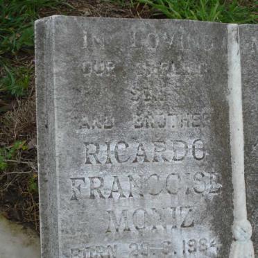 MONIZ Ricardo Francoise 1984-1984