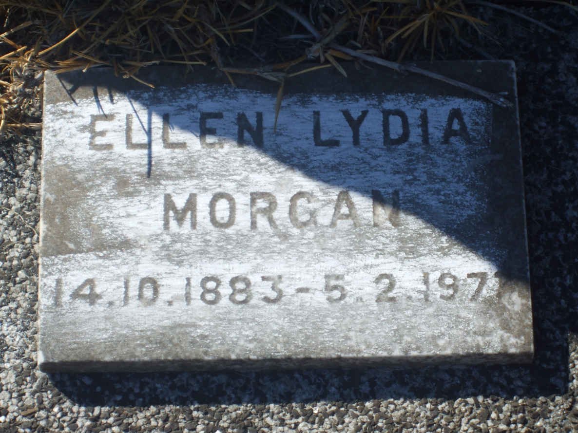 MORGAN Ellen Lydia 1883-1973