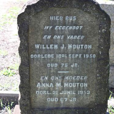 MOUTON Willem J. -1950 &amp; Anna M. -1953