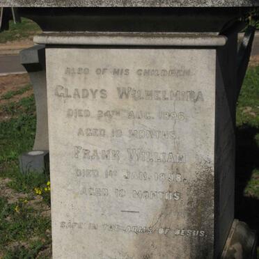 MORRIS Gladys Wilhelmina -1896 :: MORRIS Frank William -1898