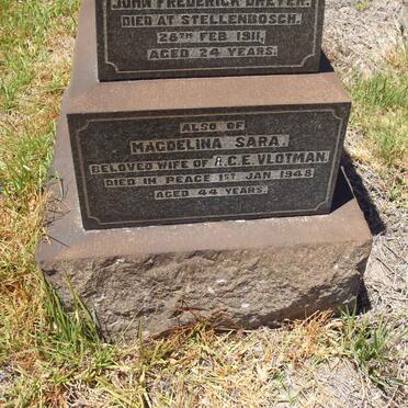 VLOTMAN Magdelina Sara -1948