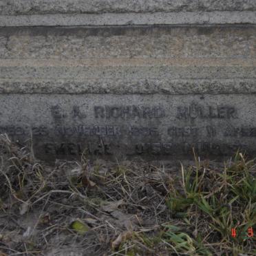 MÜLLER E.A. Richard 1885-1964 &amp; Emeline Luise