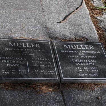 MULLER Stefanus Petrus -1950 &amp; Carolina Wilhelmina -1950