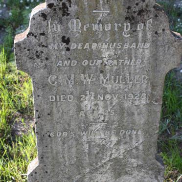 MULLER C.M.W. -1923