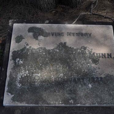 MUNN Constance -1928