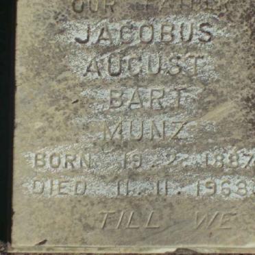 MUNZ Jacobus August Bart 1887-1968