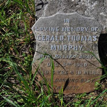 MURPHY Gerald Thomas -1920