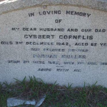 MULLER Gysbert Cornelis -1942 &amp; Hannah -1967 