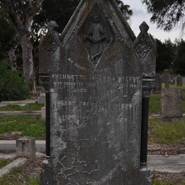 McEVOY Phennetta Johanna -1901 :: McEVOY Robert Frederick