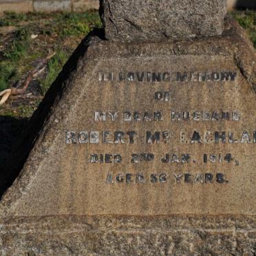 McLACHLAN Robert -1914