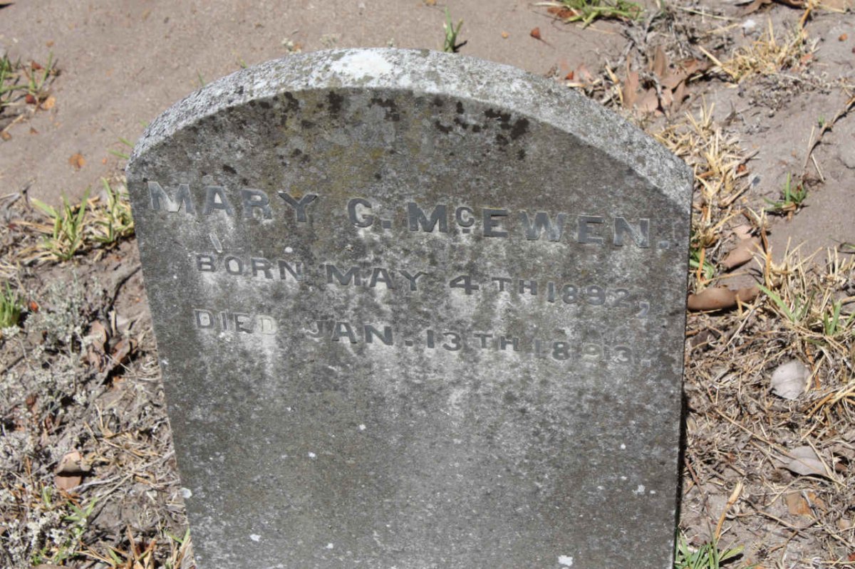 McEWEN Mary 1892-1893