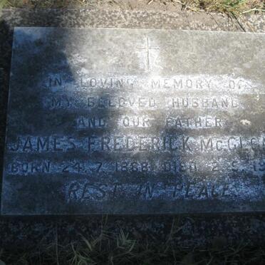 McGLONE James Frederick 1888-1968