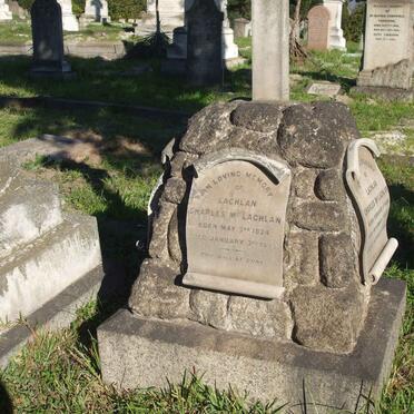 Mc LACHLAN Lachlan Charles 1824-1892 :: Mc LACHLAN Lachlan Charles 1889-1889