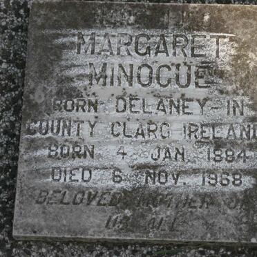 MINOGUE Margaret nee DELANEY 1884-1968