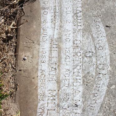 MILLS Henry William -1959 &amp; Johanna Gertruida -1941