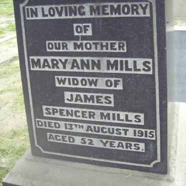 MILLS Mary Ann -1915