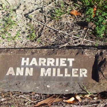 MILLER Harriet Ann