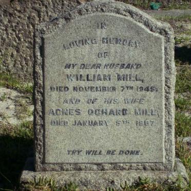 MILL William -1945 &amp; Agnes Ochard -1967