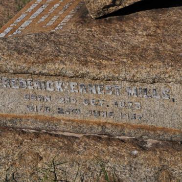 MILLS Frederick Ernest 1873-1957