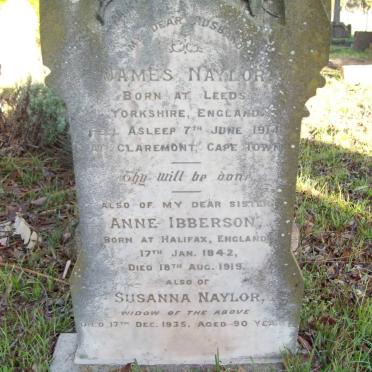 NAYLOR James -1914 &amp; Susanna -1935 :: IBBERSON Anne 1842-1919