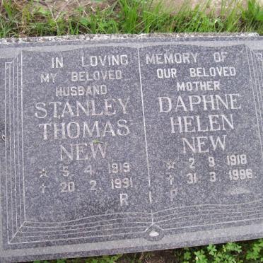 NEW Stanley Thomas 1919-1991 &amp; Daphne Helen 1918-1996