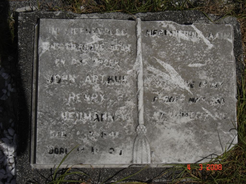 NEUMANN John Arthur Henry 1941-??