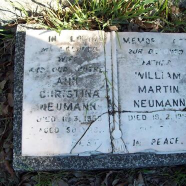 NEUMANN William -1981 &amp; Amy Christina -1959